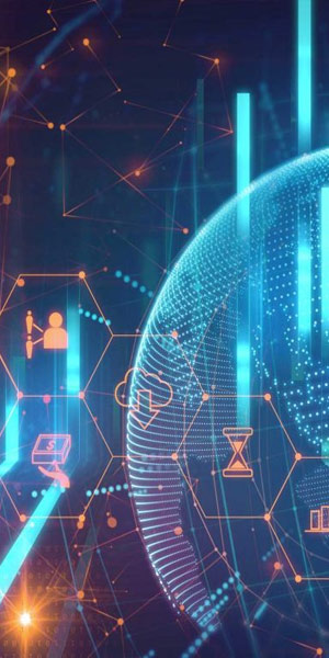 Abstract Image of networks and users