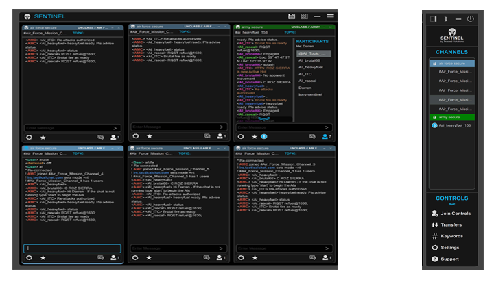 Image of the Sentinel Chat Client